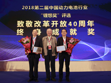 圖為榮獲“致敬改革開放40周年-終身成就獎(jiǎng)”的人物（領(lǐng)獎(jiǎng)代表）合影