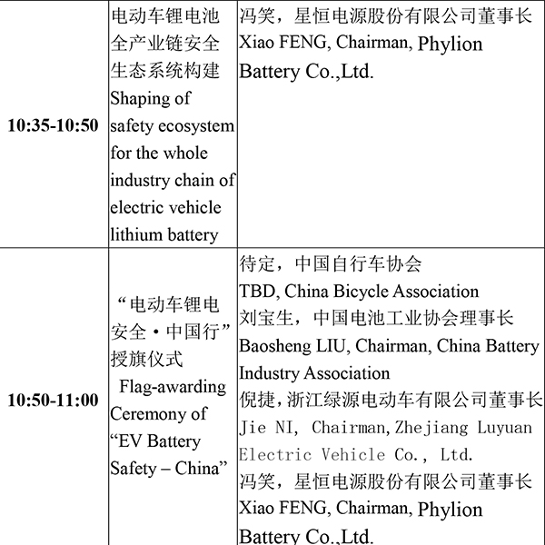 日程安排-2021輕型電動車用鋰電池技術(shù)及應(yīng)用交流會
