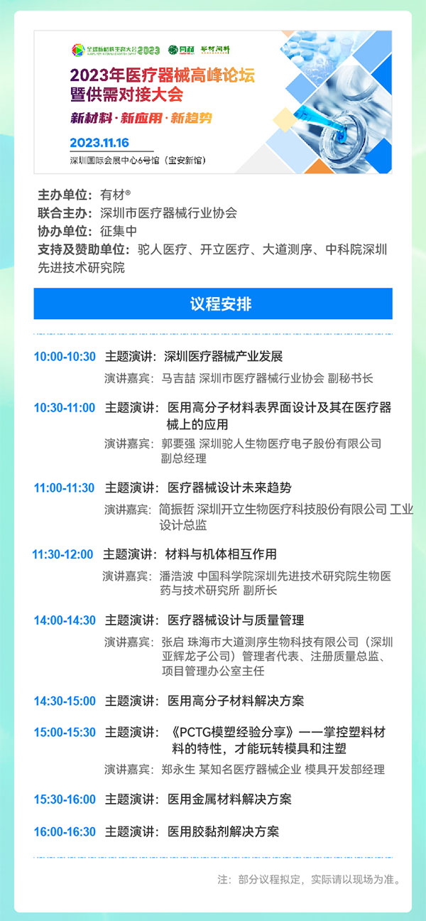 重磅來襲!2023第二屆國際新材料展丨8大展區|10+主題論壇丨1000+參展參會企業丨1000+品牌終端