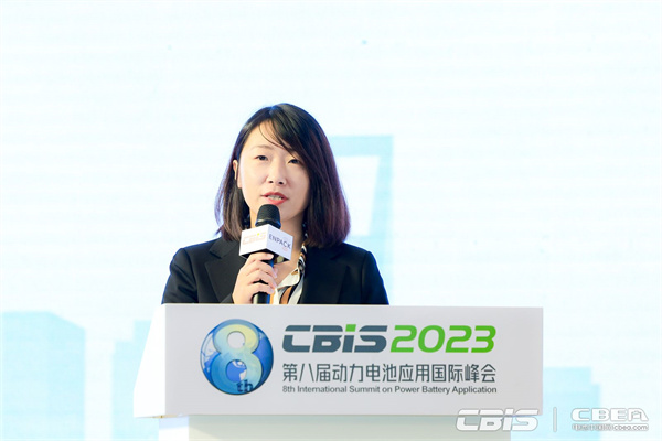 瑞浦蘭鈞能源股份有限公司項目總監(jiān)白雪君博士主持