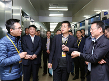 安徽省池州市市長(zhǎng)雍成瀚調(diào)研超威集團(tuán)